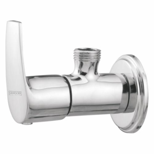 Angle Valve with Wall Flange Chrome